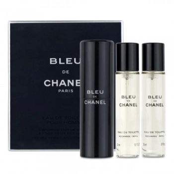 Chanel Bleu De Chanel Purse+Refills Apa De Parfum 3x20 Ml